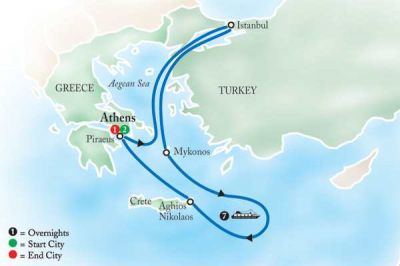 Map for Gems of the Balkans 2024 - 7 days from Tirana to Dubrovnik